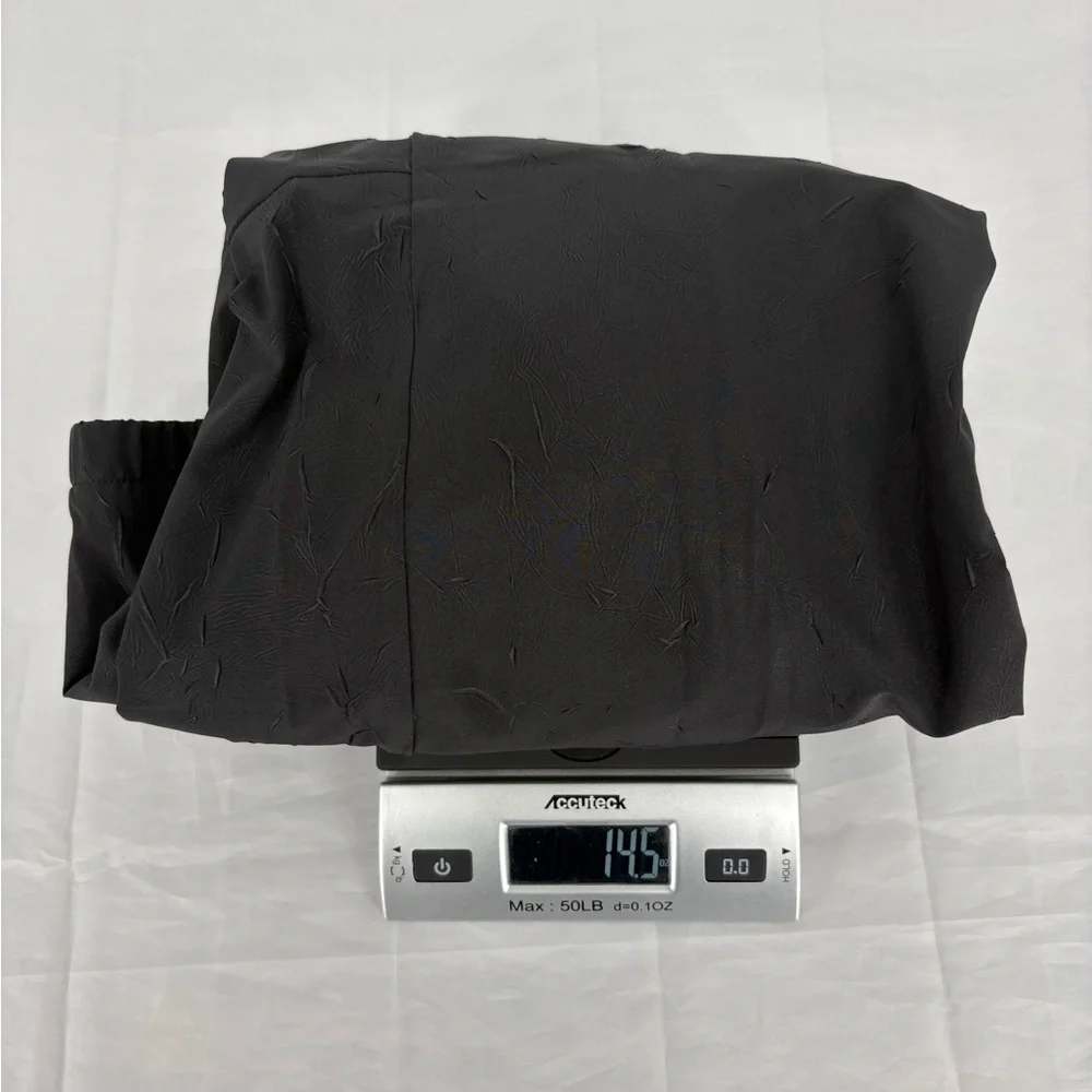 lululemon athletica Men’s Black Zeroed In Crinkle Texture Half Zip Jacket